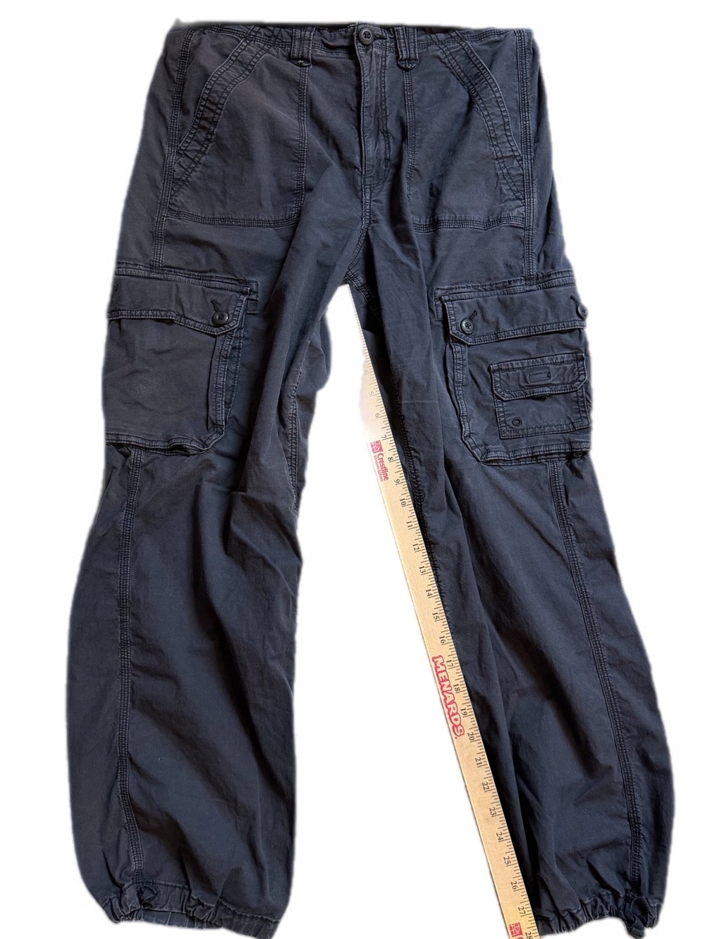 American Eagle Black cargo pants size 12 - Picture 10 of 14